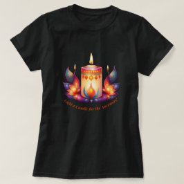 Ljusa ett ljus för ankare t shirt