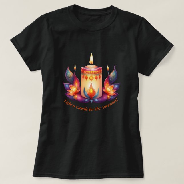 Ljusa ett ljus för ankare t shirt (Design framsida)