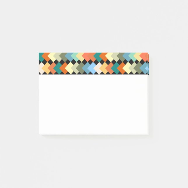 Ljusa Färgader Post-it Block (Framsida)