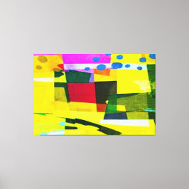 LJUSA FÄRGER 3-panelens hemmakontot Canvas Wall Ar
