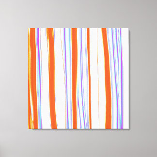 Ljusa färger akrylmålning med stripe-Abstrakt Canvastryck