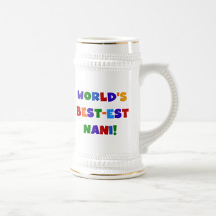 Ljusa färger bästa Nani T-shirts och gåvor Sejdel