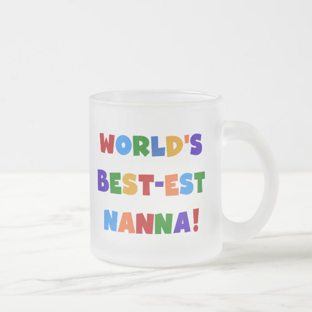 Ljusa färger bästa Nanna Tshirts Frostad Glasmugg (Höger)
