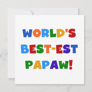 Ljusa färger bästa papaw-skjortor och gåvor