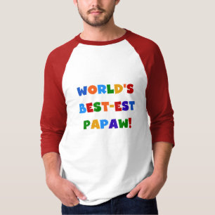 Ljusa färger bästa papaw-skjortor och gåvor tee shirt