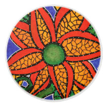 Ljusa färger färgrik abstrakt blomma