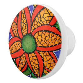 Ljusa färger färgrik abstrakt blomma knopp