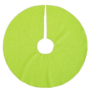 Ljusa färger för trendig för limefruktgröntneo julgransmatta borstad polyester