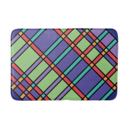 Ljusa färger glasskikt badrumsmatta