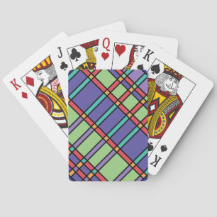 Ljusa färger glasskikt casinokort