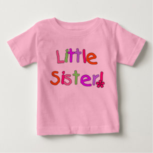 Ljusa färger Little Sister Tee Shirt