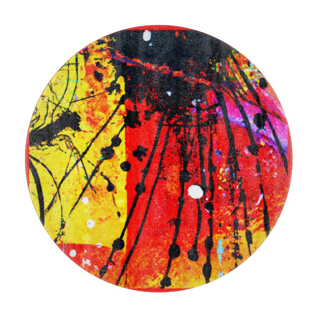 Ljusa färger Mönster-målning. Köp nu (Framsidan)