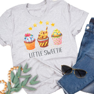 Ljusa färger Muffinsar med liten sötnos T Shirt