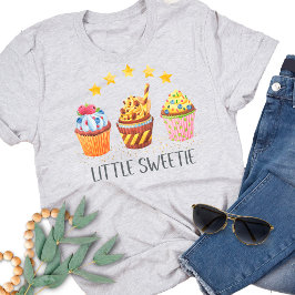 Ljusa färger Muffinsar med liten sötnos T T Shirt