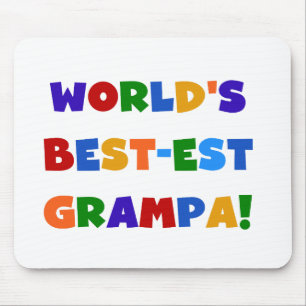 Ljusa färger världens bästa Grampa-gåvor Musmatta