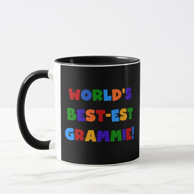 Ljusa färger världs Bäst-est Grammie gåvor Mugg (Vänster)