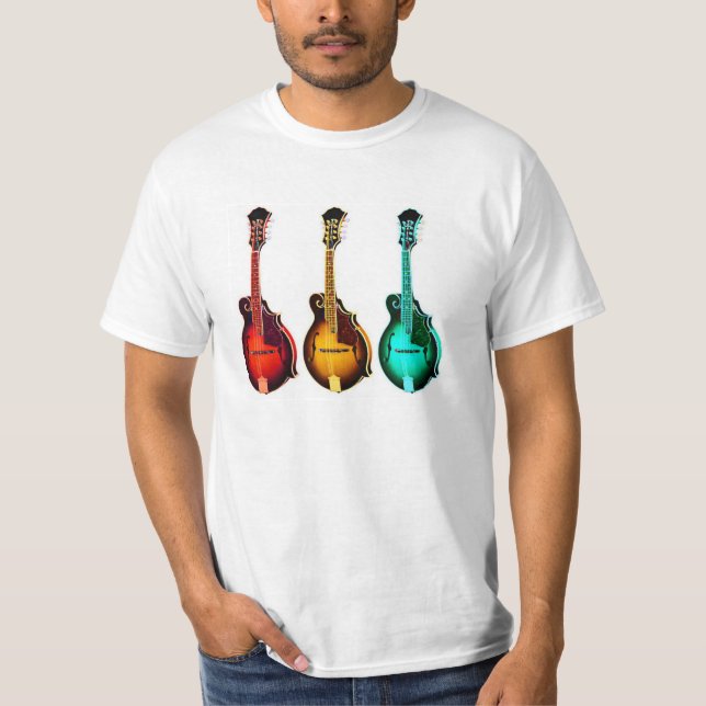 LJUSA FÄRGRIKA MANDOLINS! T SHIRT (Framsida)