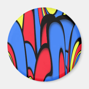 Ljusa festliga färger magnet