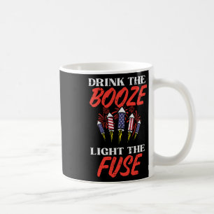 Ljusa Fuse Fireworks, fjortonde juli Kaffemugg