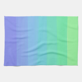 Ljusa Gröntar och blå övertoning Kökshandduk