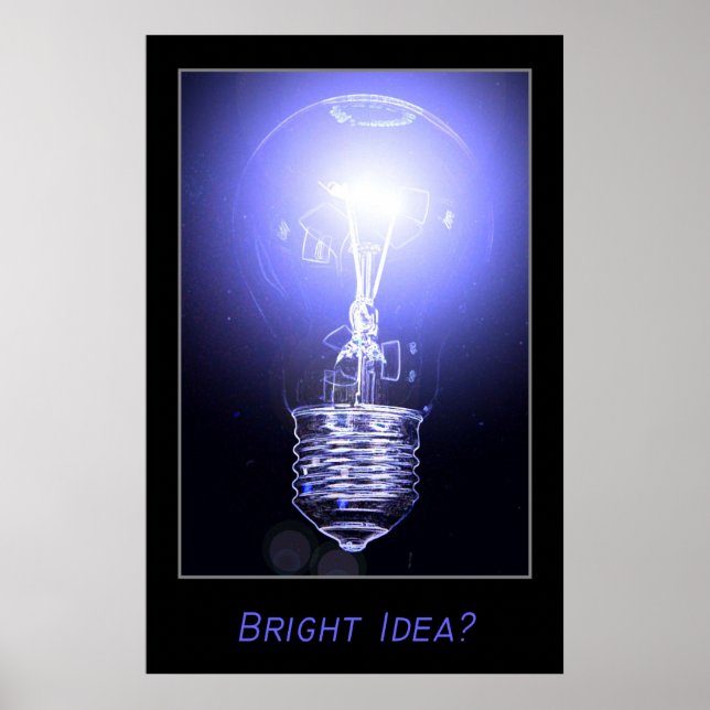Ljusa Idea? Poster (Framsidan)