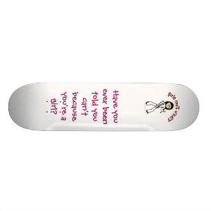 Ljusa kvinnor Martialkonst Old School Skateboard Bräda 21,6 Cm