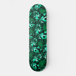 Ljusa, lättaliknande gröntar mini skateboard bräda 18,5 cm