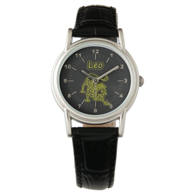 Ljusa Leo Armbandsur (Framsida)