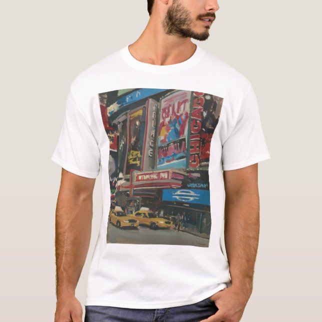 Ljusa ljustider kvadrerar 2012 t-shirt (Framsida)