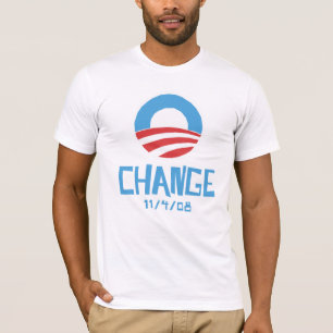 Ljusa manar för Obama ändring T-tröja Tee Shirt