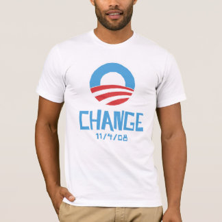 Ljusa manar för Obama ändring T-tröja Tee Shirt