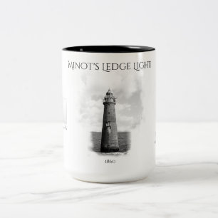 Ljusa Minots avsats - Massachusetts Två-Tonad Mugg