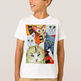 Ljusa och vackra katter t shirt