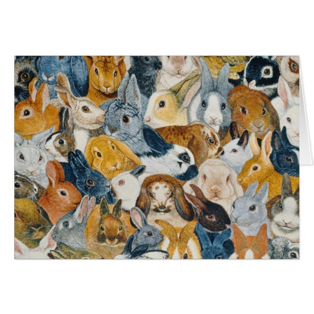 Ljusa ögon hälsningskort (Framsidan Horizontal)