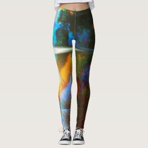 Ljusa pölar leggings