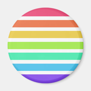 Ljusa regnbågerandar magnet