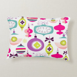 Ljusa Retro julprydnadar Prydnadskudde