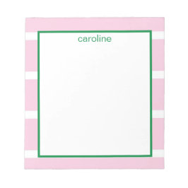 Ljusa rosa Anteckningsblocket vid Rand Anteckningsblock