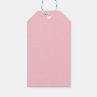 Ljusa rosa Färg Presentetikett