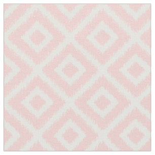 Ljusa rosa Ikat Diamonds Tyg