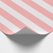 Ljusa rosa och Cream Awning Rand