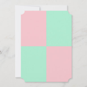 Ljusa rosa och lätta Mint Färg