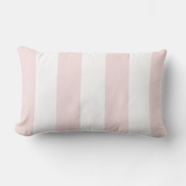 Ljusa rosa och vita Rand Lumbarkudde