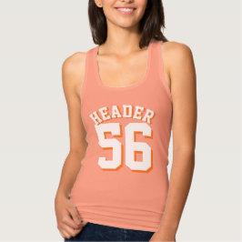 Ljusa rosa och vita Vuxnor | Idrottsdesign Linne Med Racerback