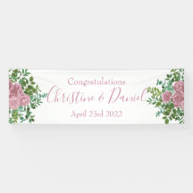 Ljusa rosa Peony & Ro Blommigt Bröllop