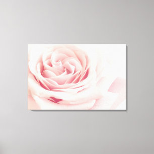 Ljusa rosa Ro-blomman - Rosor Flowers Blommigt Canvastryck