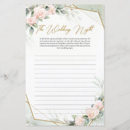 Ljusa rosa ro eukalyptus guld Bröllop Natten