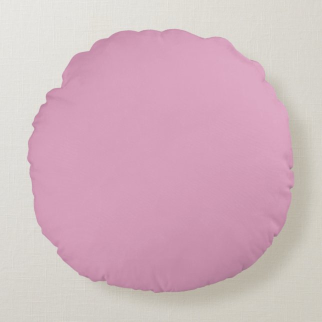 Ljusa rosa rundan Dekorativ kudde (Framsidan)