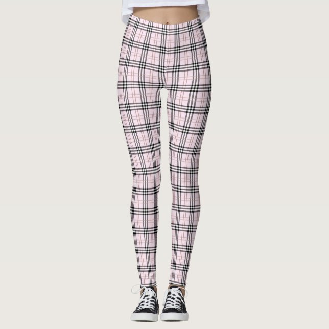 Ljusa rosa Tarten Play Women Leggings (Framsida)