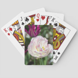 Ljusa rosa-tulpaner på en solig dag casinokort